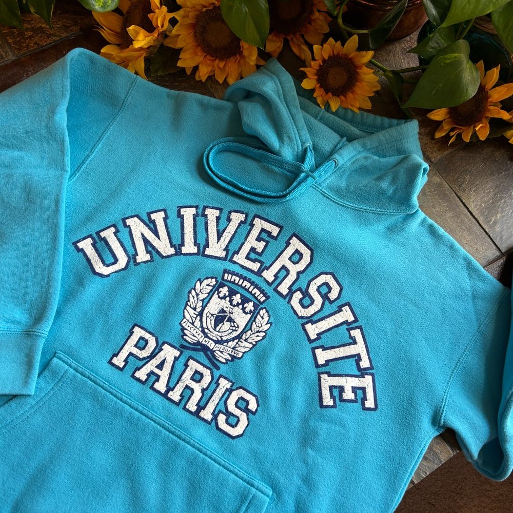 University of Paris Hoodie in Sky Blue (NEW) - Picture 3 of 11